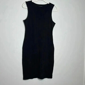 Soprano Black Sleeveless Bodycon Dress